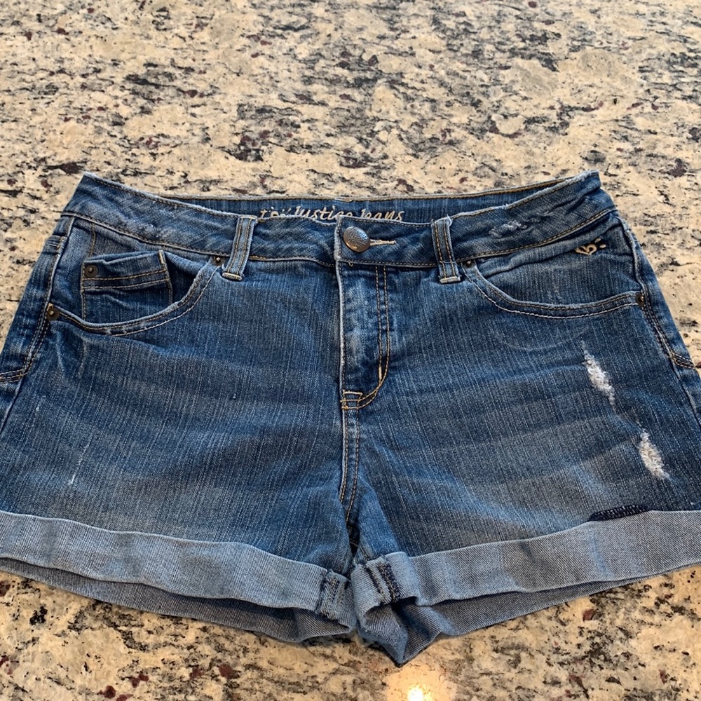 Justice Jean shorts size 12 1/2